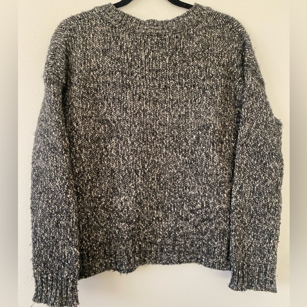 Theory Parkland Slouchy Cotton & Wool Sweater - Picture 4 of 7